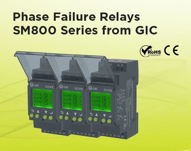 GIC SM800 SERIES PHASE FAILURE RELAYS